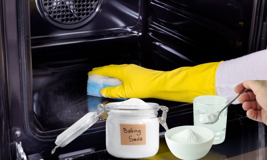 Hướng dẫn 5 cách vệ sinh lò nướng Chefs 1 Sử dụng bột Baking soda để vệ sinh lò nướng